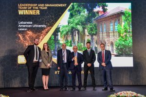 Project by Arab Institute for Women Earns LAU an International Award The university has been named Leadership and Management Team of the Year in the first-ever edition of the Times Higher Education MENA Awards.